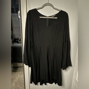 Black Express Bell Sleeve Dress